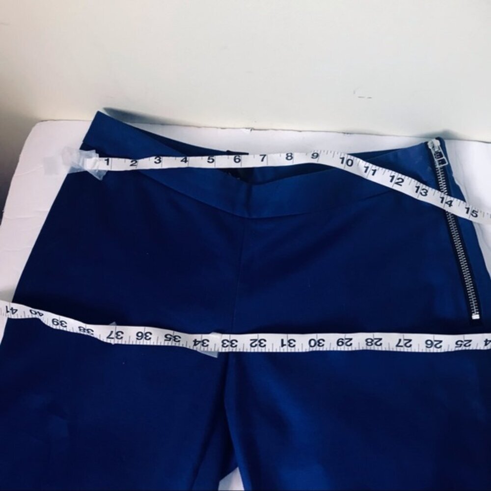 Aritzia Babaton Cecil Cotton Straight Slim Ankle Slits Side Zip Spandex Preppy - Picture 14 of 15